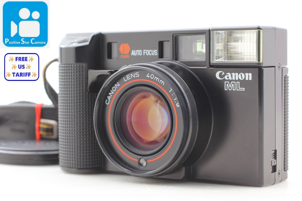 🎦VIDEO👀✨MINT✨ Canon AF35ML Point & Shoot 35mm Film Camera From JAPAN