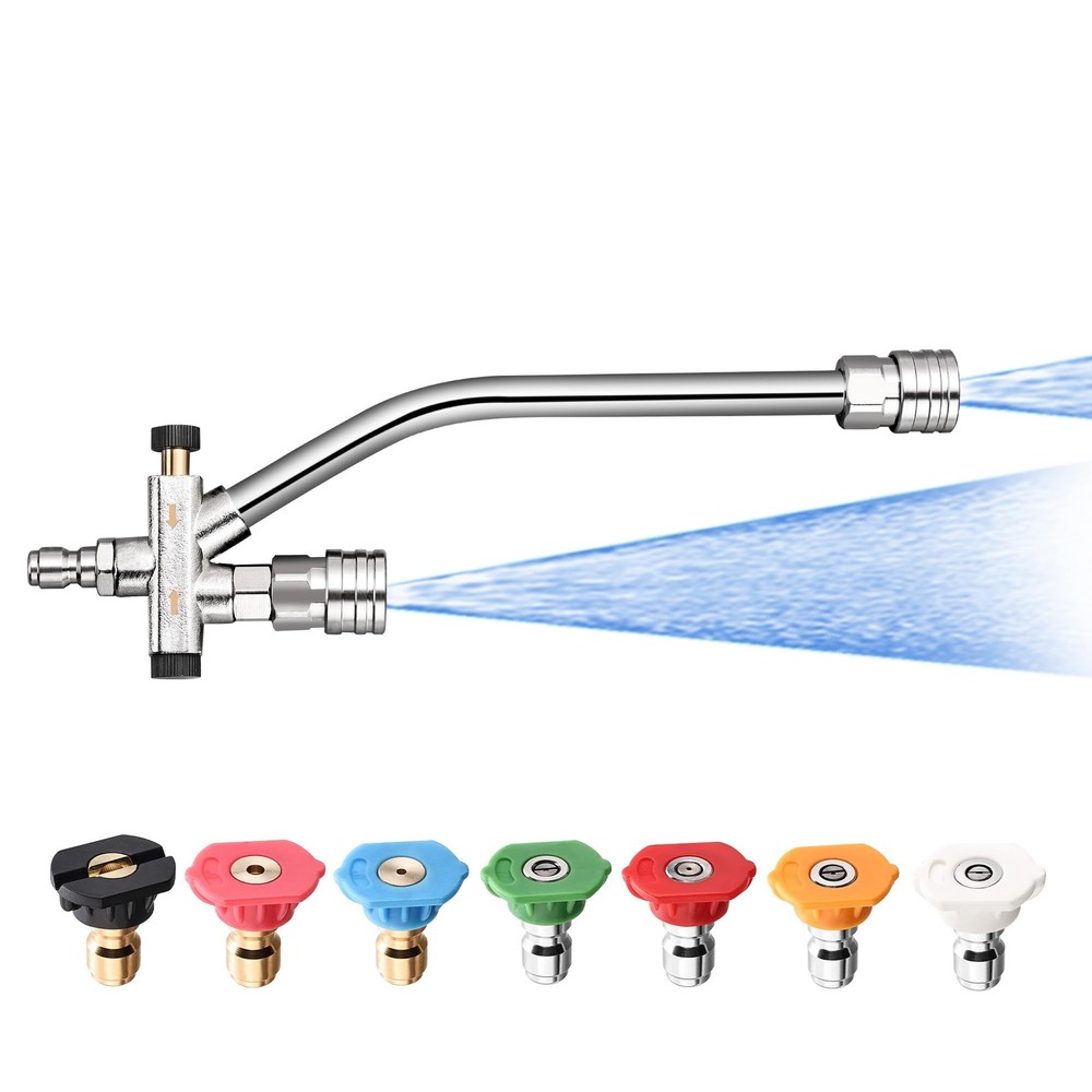 Foam Cannon Dual Connector Pressure Washer Double Tip Attachment