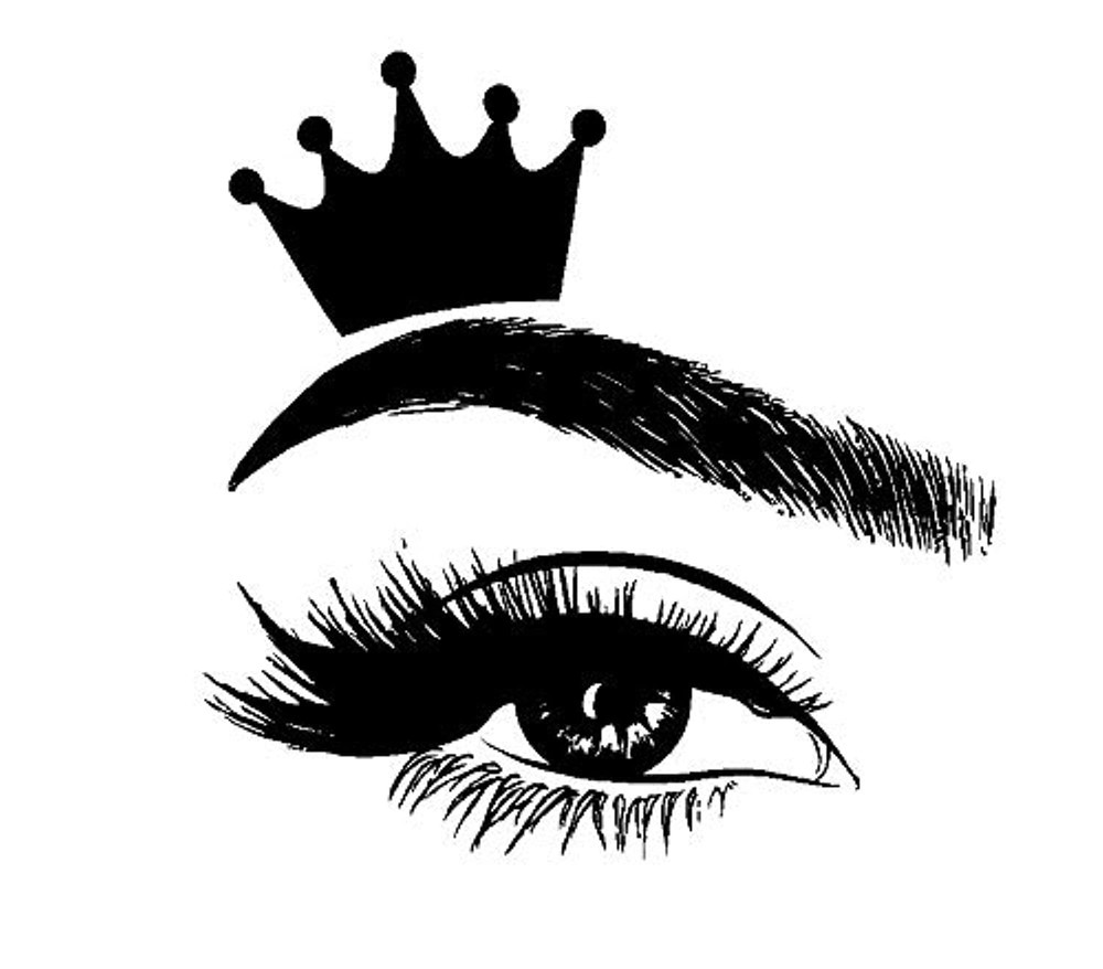 Beauty Salon Makeup Quote Wall Decal Sticker for Home Decor LC1360