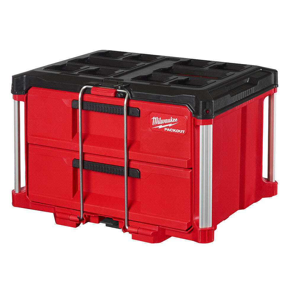 Milwaukee PACKOUT 2-Drawer Tool Box 50lbs Capacity 48-22-8442 New