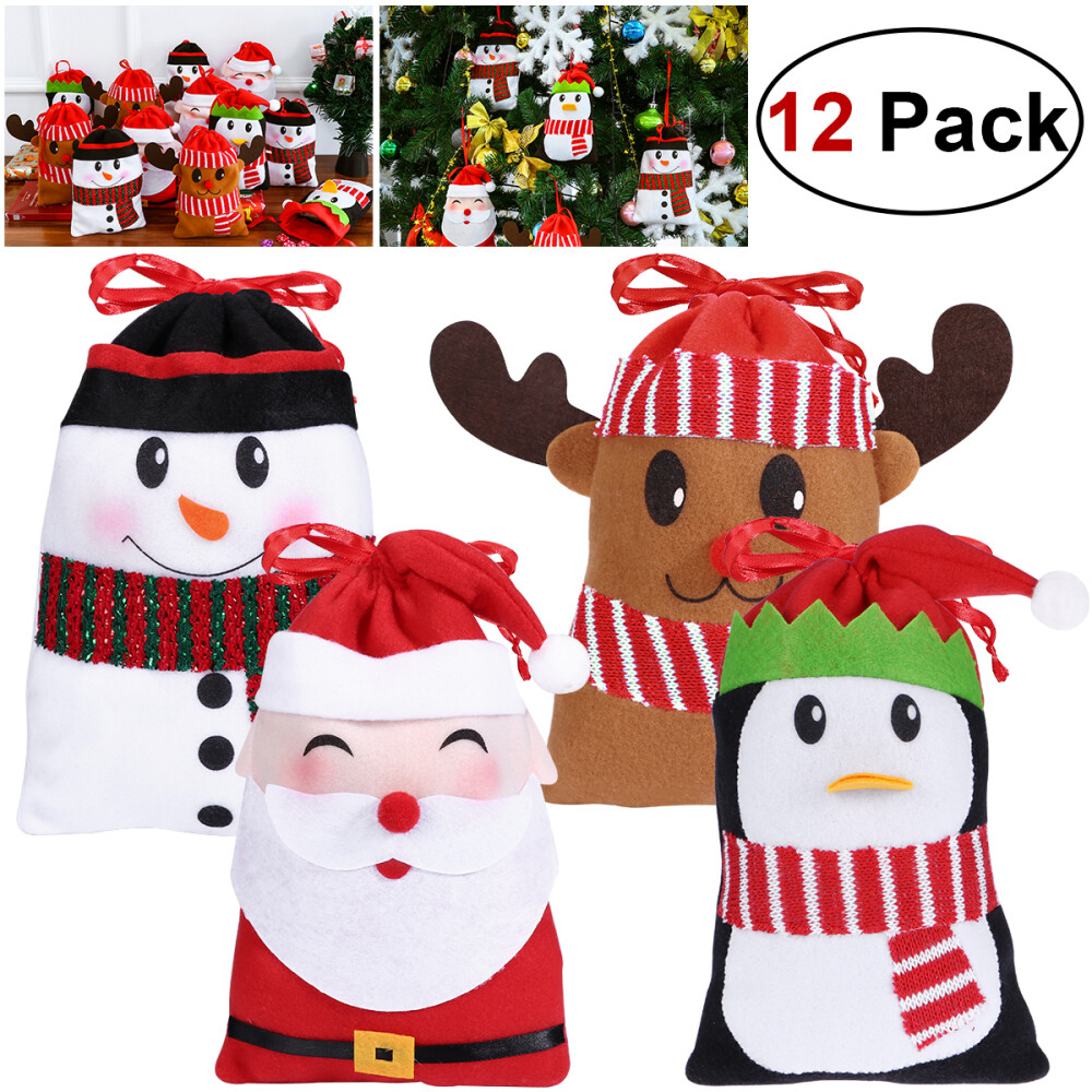 Christmas Gift Bags With Handles Christmas Bags Gift Bags Festivals Decorations