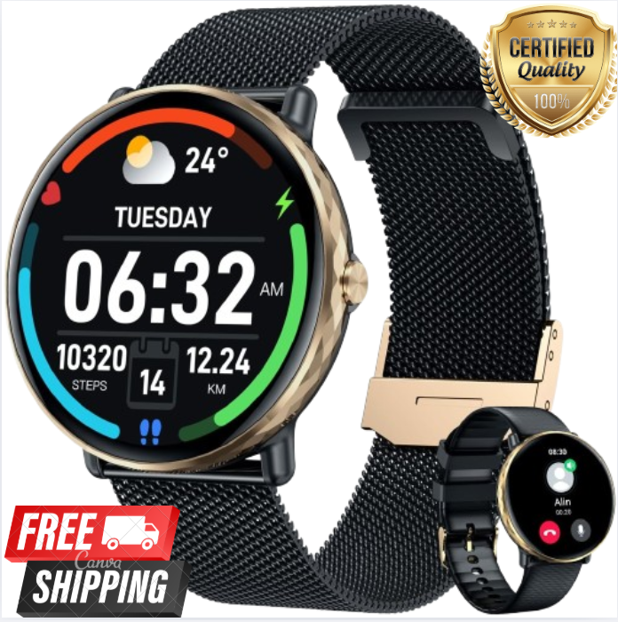 Apple Watch Series 5 40mm Gold Aluminum GPS + Cellular with Pink Sport Band MWWP2LL/A