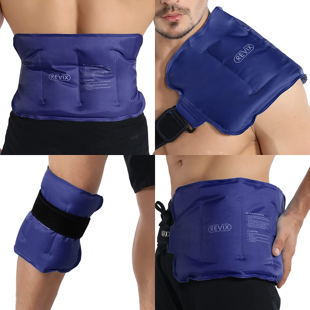 Ice Pack for Injuries Reusable Gel for Lower Back, Cold Packs for Back Shoulder,