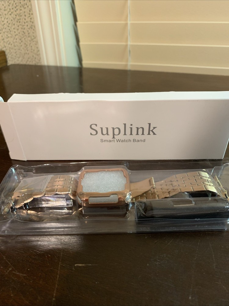 Suplink Smart Watch Band Replacement Wristband Rose Gold 42/44mm
