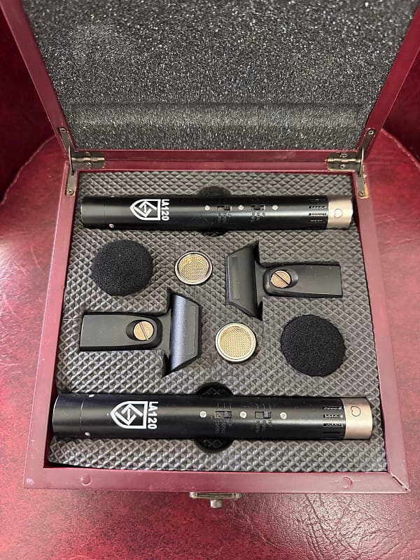 Lauten Audio LA-120 Small-Diaphragm FET Condenser Mic Pair in Black