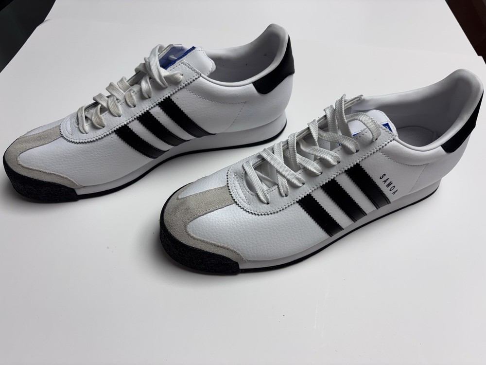 Adidas Originals Samoa Men’s Running Shoe Athletic Sneaker White Footwear Sz 13