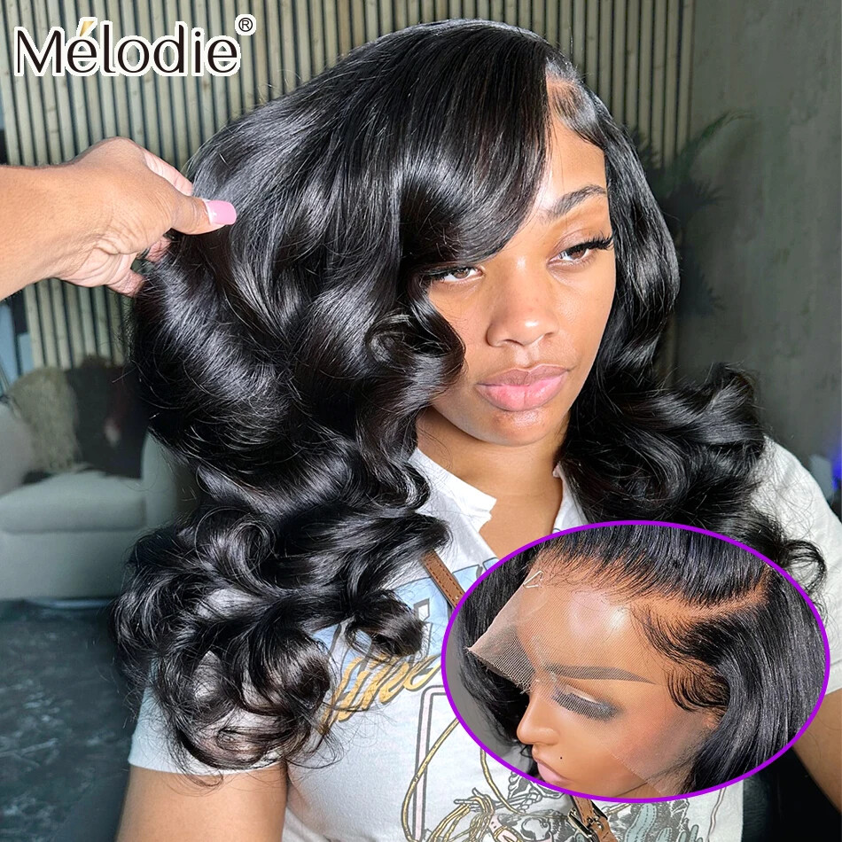 Short Bob Wigs 13x6 Lace Front Human Hair with 5x5 Closure Body Wave Brazilian Hair