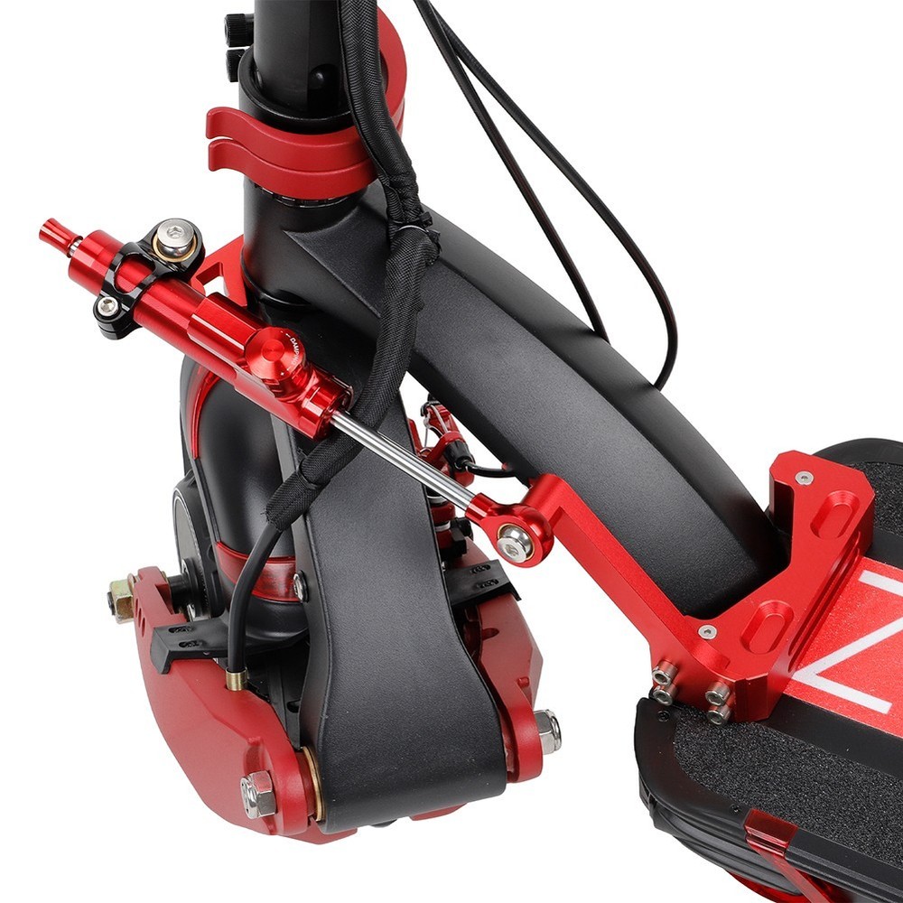Improve scooter handling with a steering stabilizer damper for better control