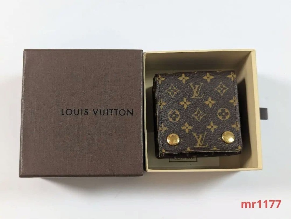 LOUIS VUITTON jewelry case box travel pouch ring case m58329316914HA Used