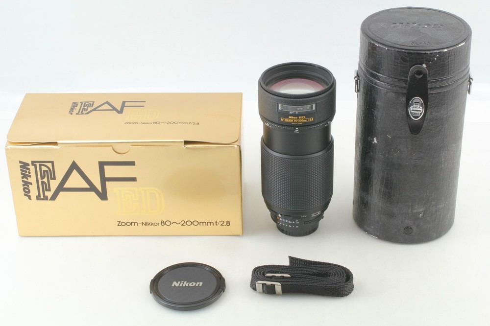Nikon AF Nikkor 80-200mm f/2.8 D ED Telephoto Zoom Lens Mint in Box from Japan
