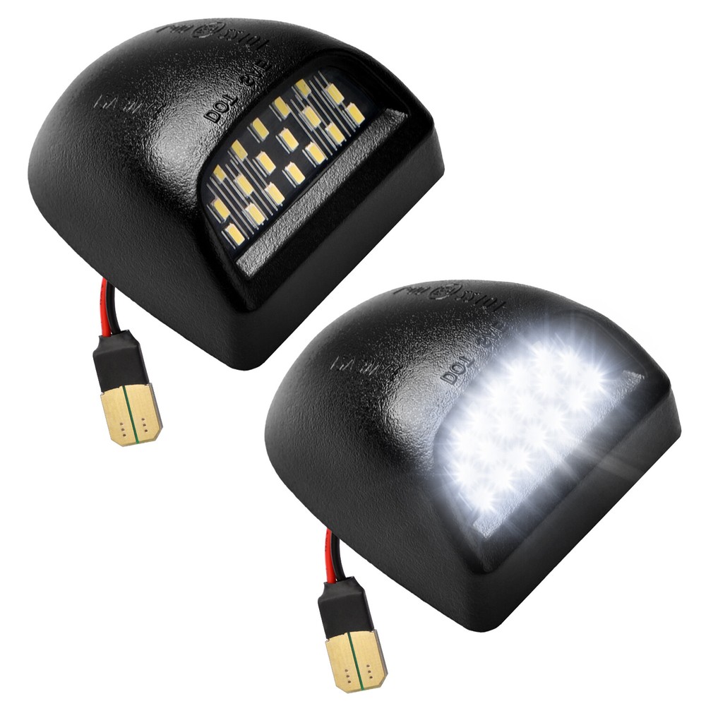 2x LED License Light Plate for Chevy Avalanche Silverado Tahoe Traverse Suburban