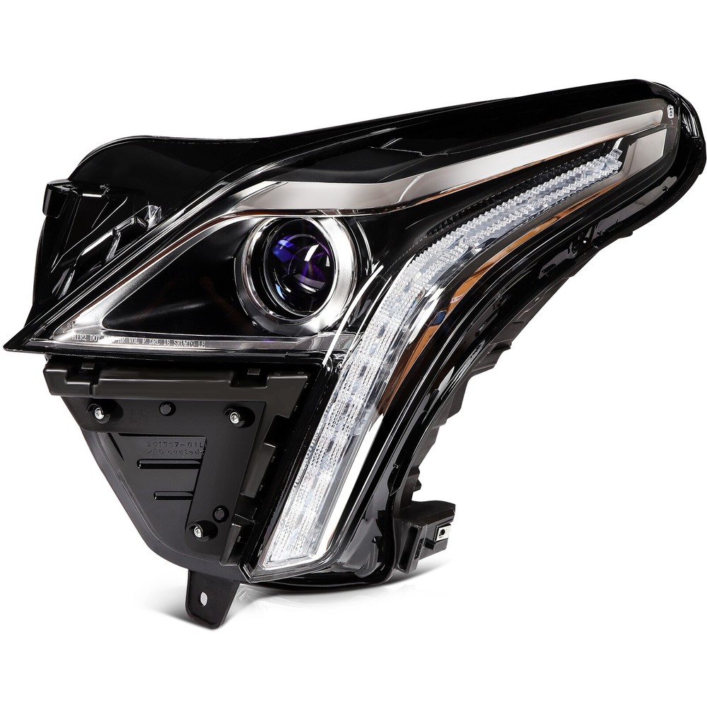 17-18 Cadillac XT5 3.6L Left Black Housing LED DRL Headlight Assembly