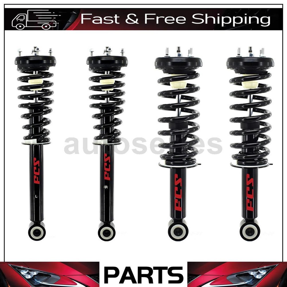 4 Strut and Coil Spring Assembly Fits 2002 Ford Thunderbird