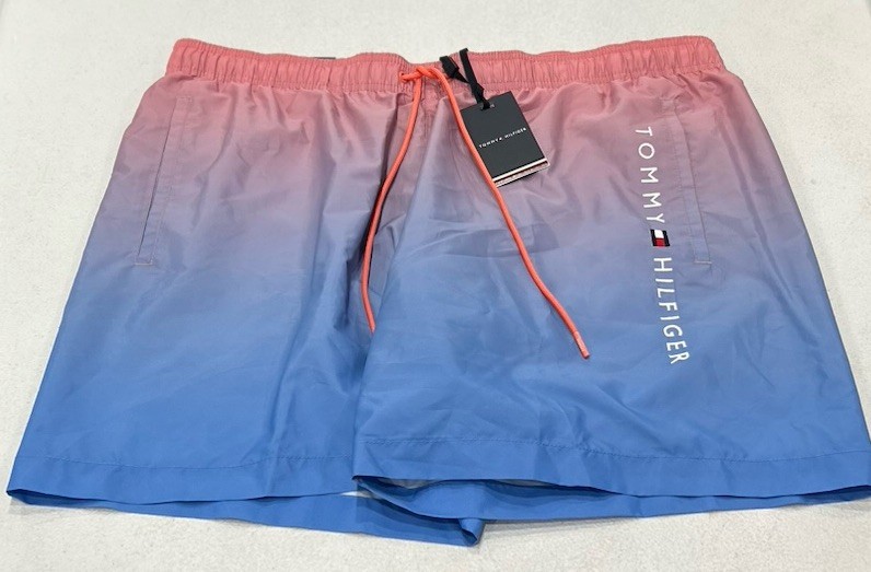 Tommy Hilfiger Mens XL Swim Trunks Regular Fit Multicolor Beachwear  