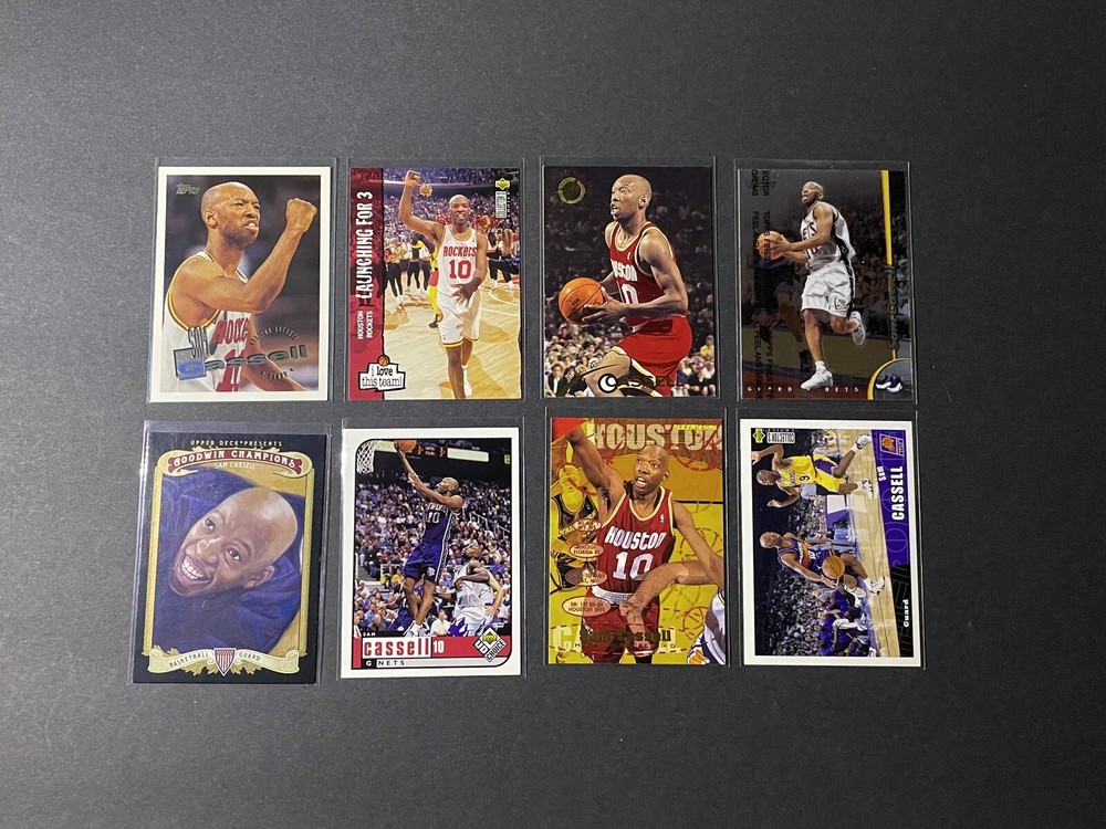 Sam Cassell 8 Card Lot - Houston Rockets (3)