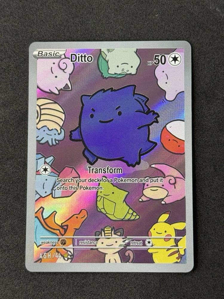 Gengar Ditto After Skool Hobby Foil Holo Fan Art Pokemon Card