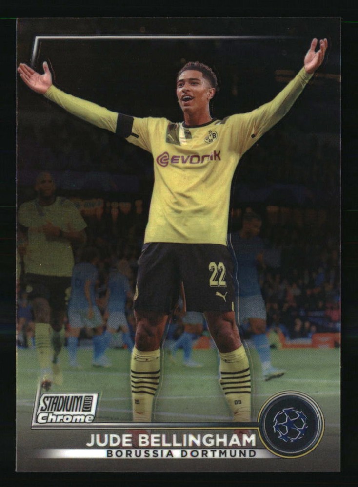 Jude Bellingham 2022-23 Stadium Club Chrome UEFA Club  #85 SOCCER Card
