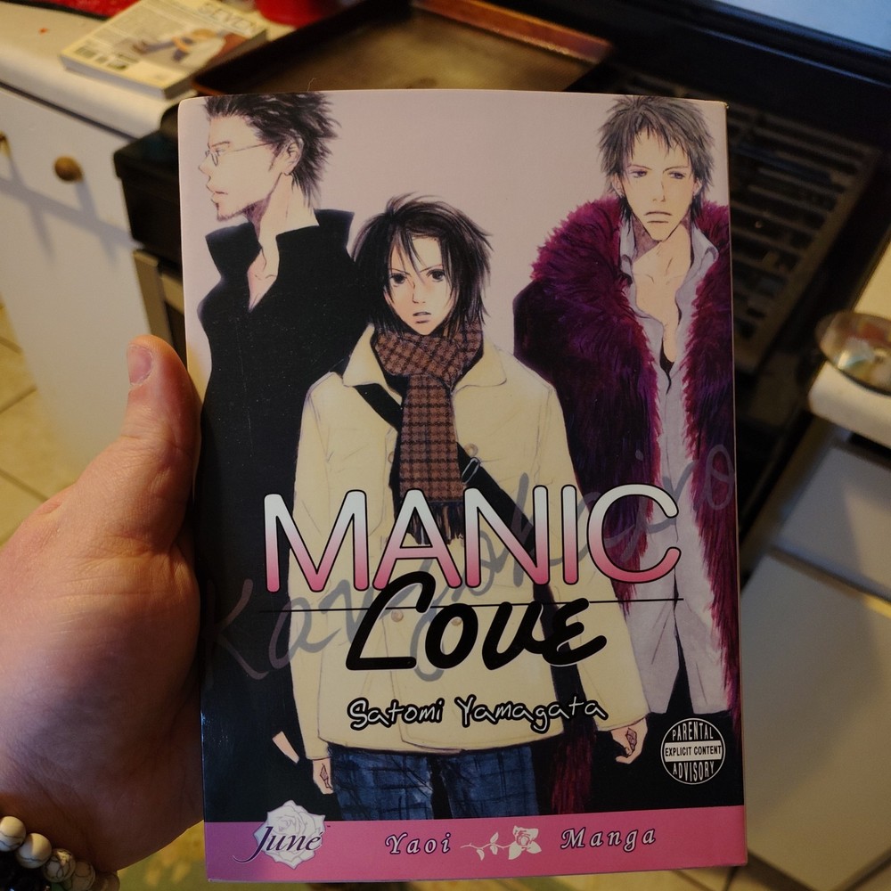 Manic Love by Satomi Yamagata, Yaoi Manga from June, Excellent Condition!