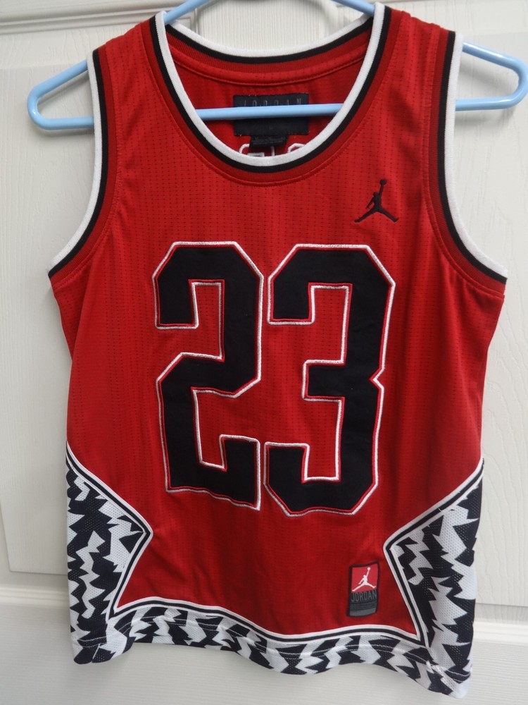Vintage Air Jordan Flight Stitched Basketball Jersey Boys Size M 90s Jumpman Retro