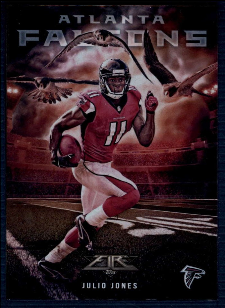 2015 Topps Fire Into the Wild Julio Jones ITW-JJ Football Card