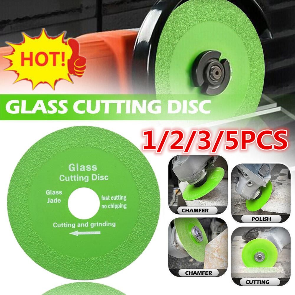 Glass Cutting Disc for Angle Grinder Green Thin Saw Wheel Glass CeramicUS