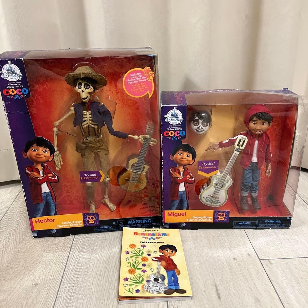 Disney Remember Me Singing Doll Miguel Hector Set #b61323
