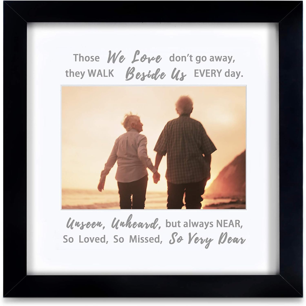 Remembrance Memorial Picture Frame - Sympathy Gifts Idea for Loss of Loved One,