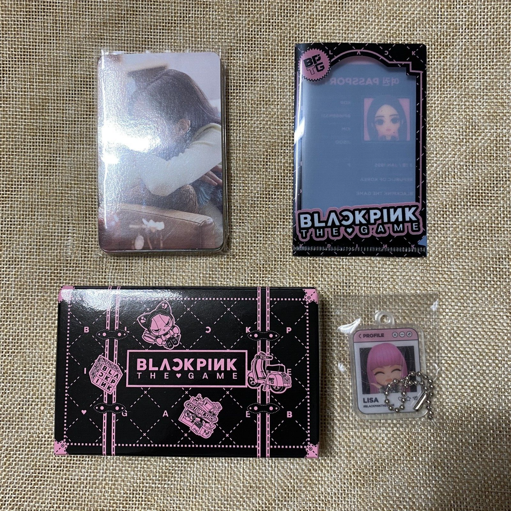 BLACKPINK JENNIE #2 THE GAME COUPON Card Official Keyring Photocard Set  New/+G-image