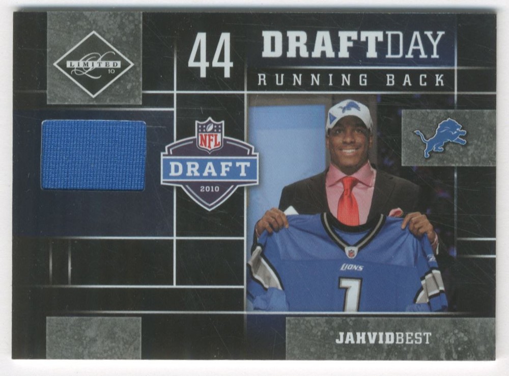 2010 Limited Draft Day Jerseys Prime #7 Jahvid Best /50-image