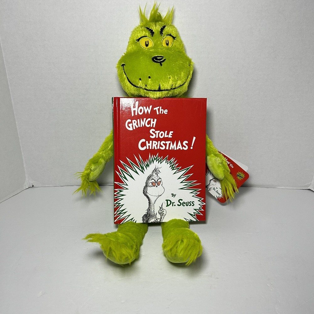 Dr. Seuss Book & Plush Bundle How the Grinch Stole Christmas! 17in Kohl’s Cares
