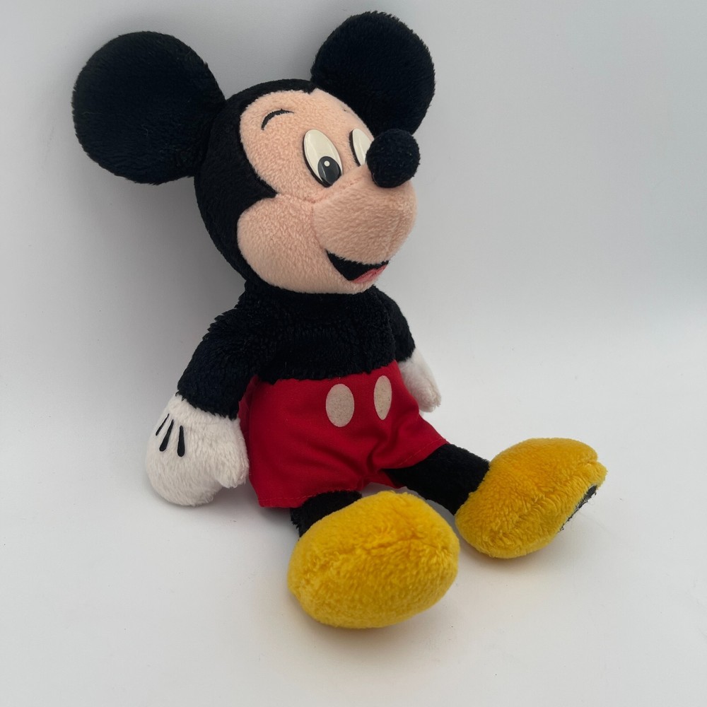 Vintage 11-inch Disney World Mickey Mouse Beanie Plush  