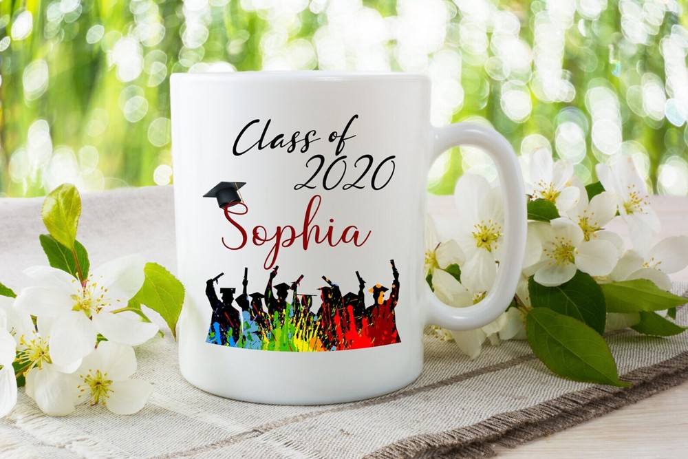 Personalized Graduation Coffee Mug Graduation Gift 2020 Custom Grad Mug Senior