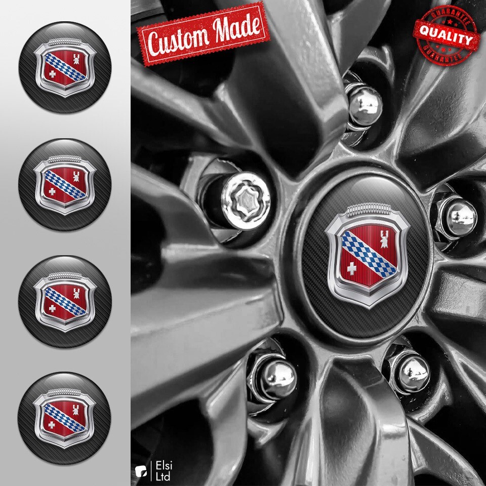 Buick Wheel Cap Decals - 4-Piece Custom Rim Emblem Set