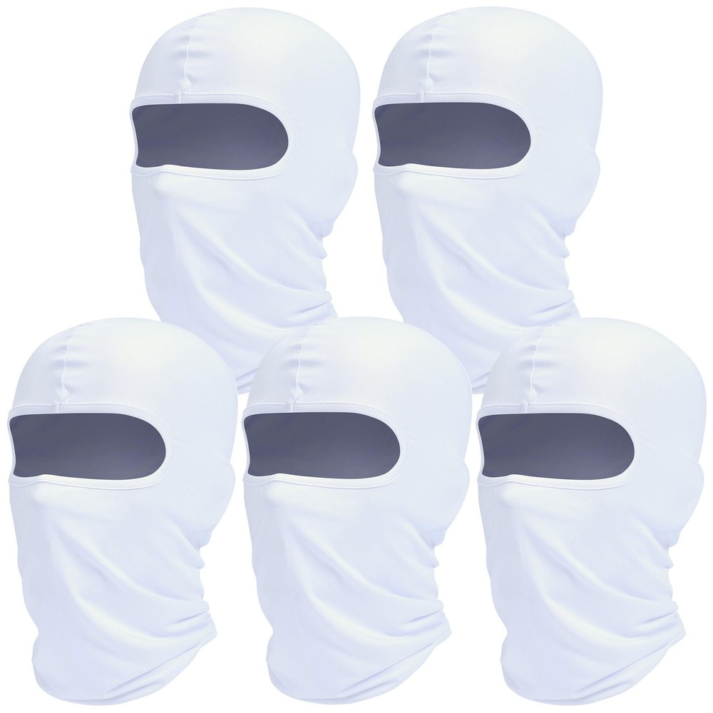 5-Pack Balaclava Ski Mask & Cooling UV Neck Gaiter for Summer & Motorcycle