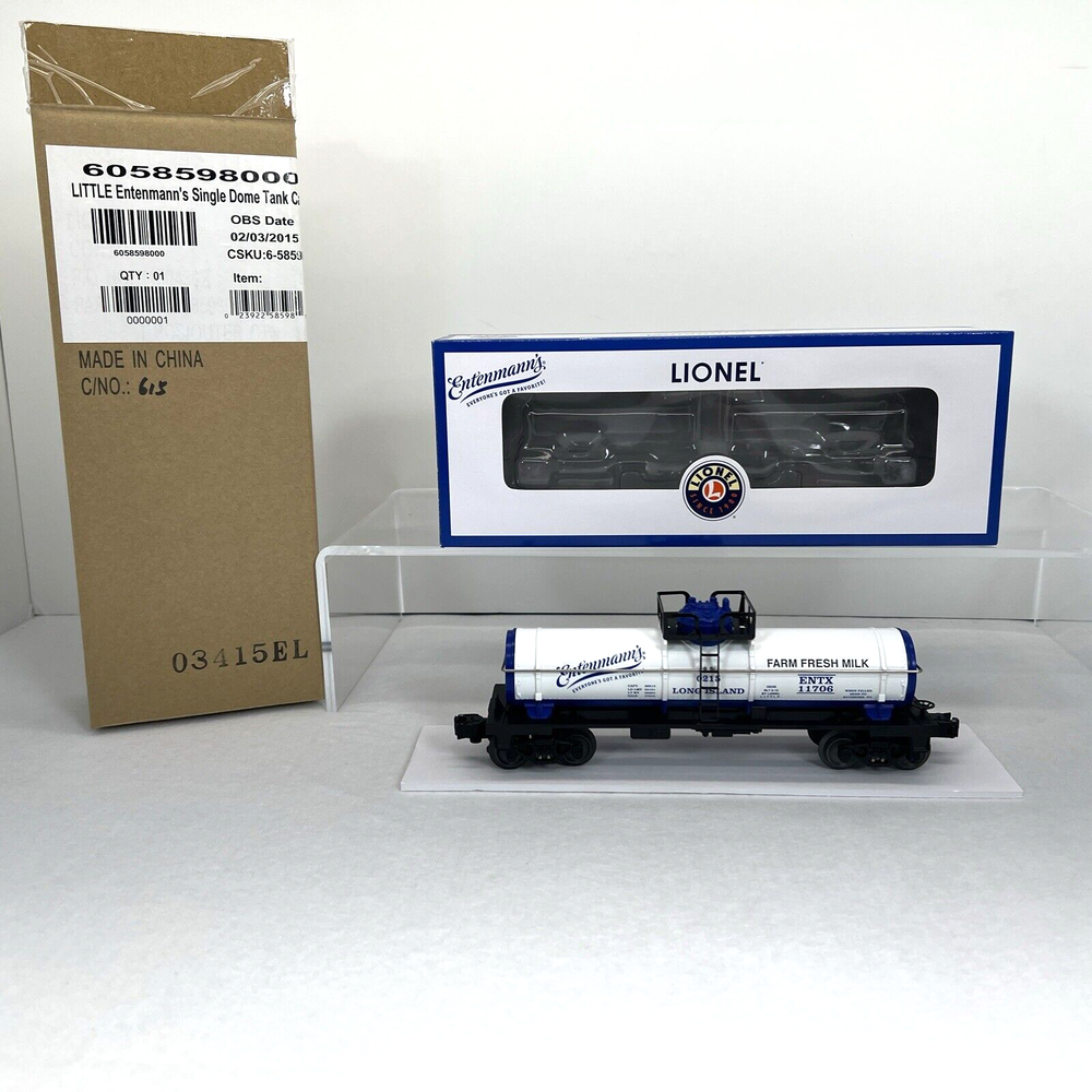Lionel 6-58598 METCA 2015 Entenmann's Tank Car O Gauge Train