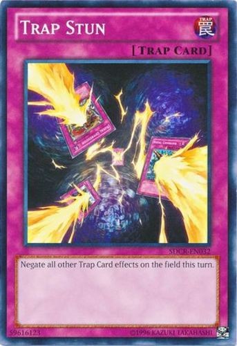 1x Trap Stun SDCR-EN032 Common Unlimited NM English Yugioh Card
