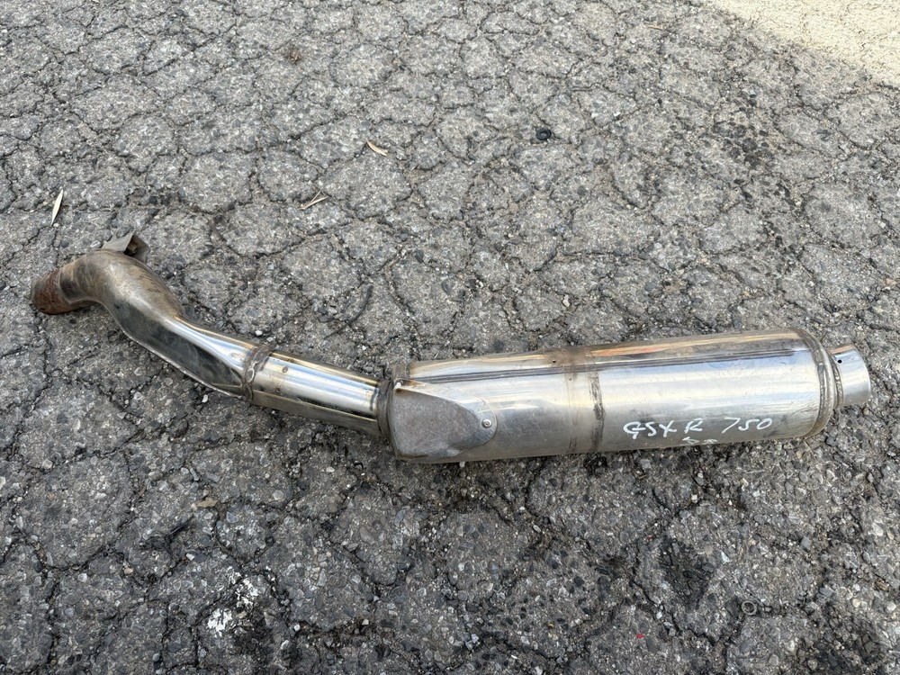 Suzuki GSXR750 GSXR 750 Exhaust Header Pipe Muffler Silencer OEM Genuine 17D1