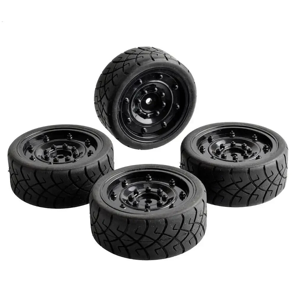 RC Rim Tires & Wheel insert sponge For HSP Tamiya HPI 1/10 Racing speed Road Car