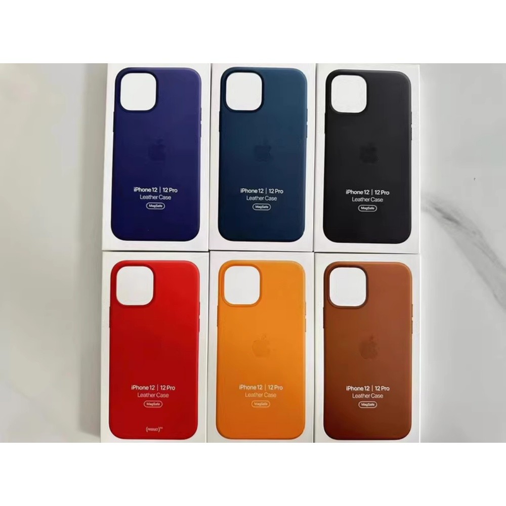 Quality Leather Case Cover For iPhone 12ProMax 12 MagSafe Magnetic Charging