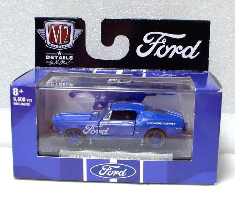 M2 Machines 1968 Ford Mustang Fastback 2+2 1:64 Diecast