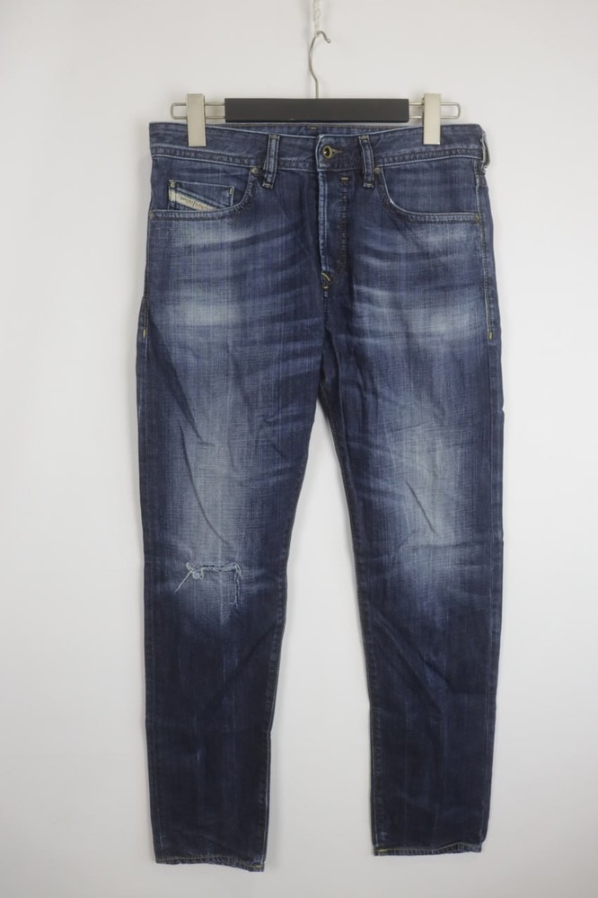 DIESEL BUSTER Denim Blue Wash 0831Q Regular Slim Tapered Jeans Size W31 L32
