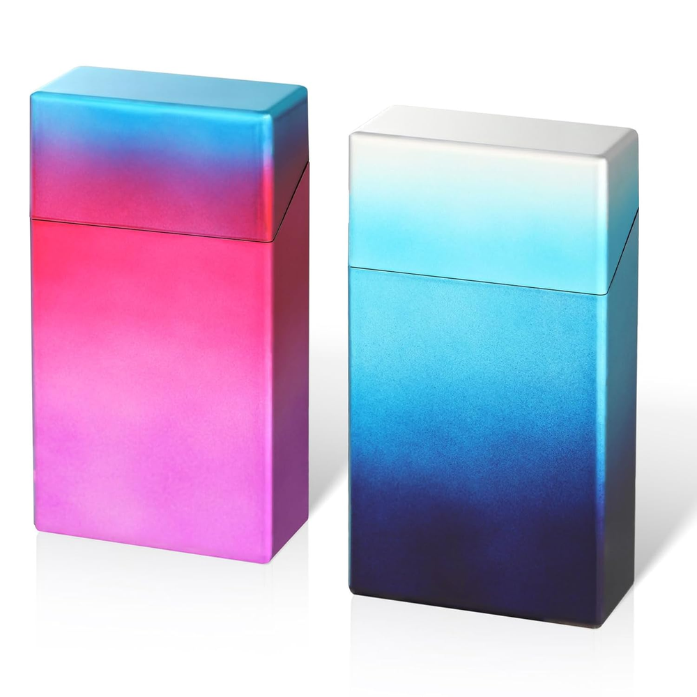 Cigarette Case for 100'S Can Hold a Small Lighter Suitable for 20 King Size Ciga