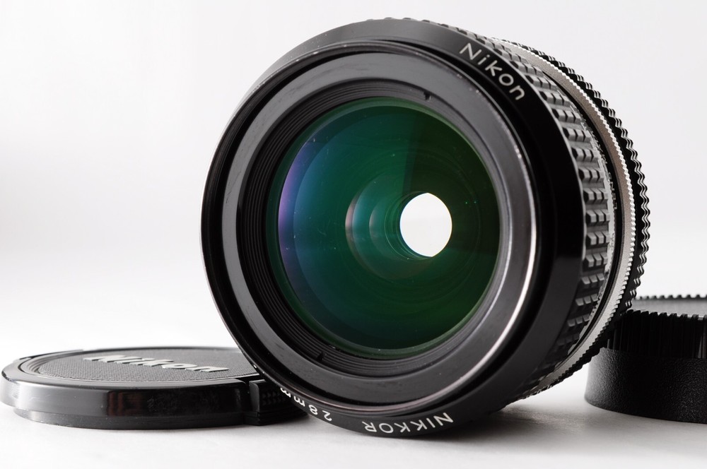 Ex+++ Nikon NIKKOR 28mm 2.8 Ai Wide Angle Camera Lens F Mount MF From Japan