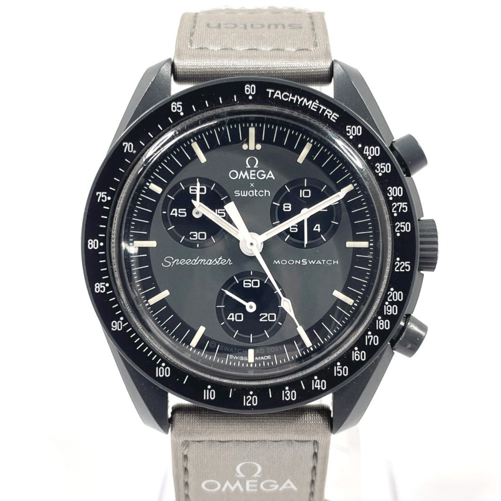 OMEGA Speedmaster Moonwatch Mercury S033A100 Black Bio Ceramic Nylon Quartz