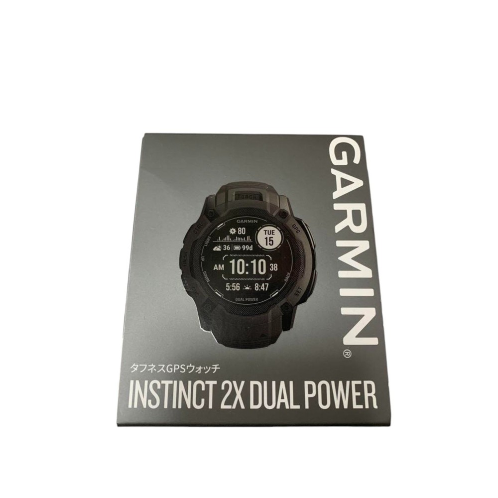 Garmin Instinct 2X Graphite GPS Smartwatch with Dual Power and Rugged Design