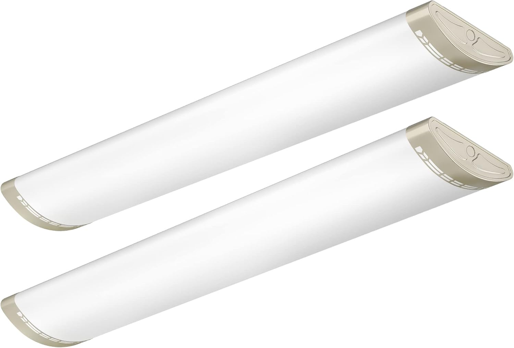 Dimmable 4FT LED Kitchen Puff Ceiling Lights, 40W, 4800LM, 4000K, 4 Foot LED Lin