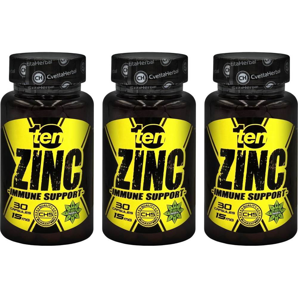 Zinc Citrate Immune System Booster High Potency Supplement Health 3 x 30