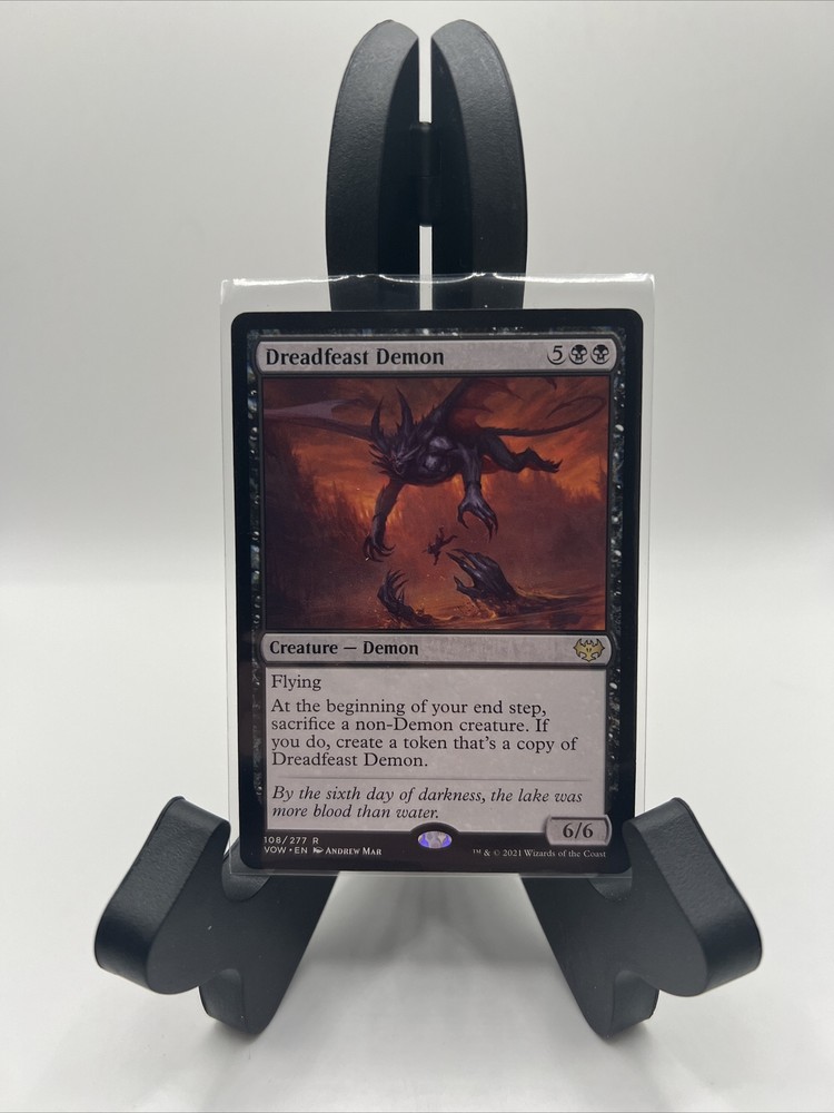 Dreadfeast Demon MTG Innistrad Crimson Vow Regular Edition