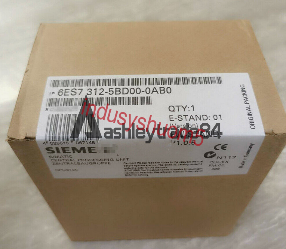 1PCS Siemens 6ES7 312-5BD00-0AB0 PLC Module New