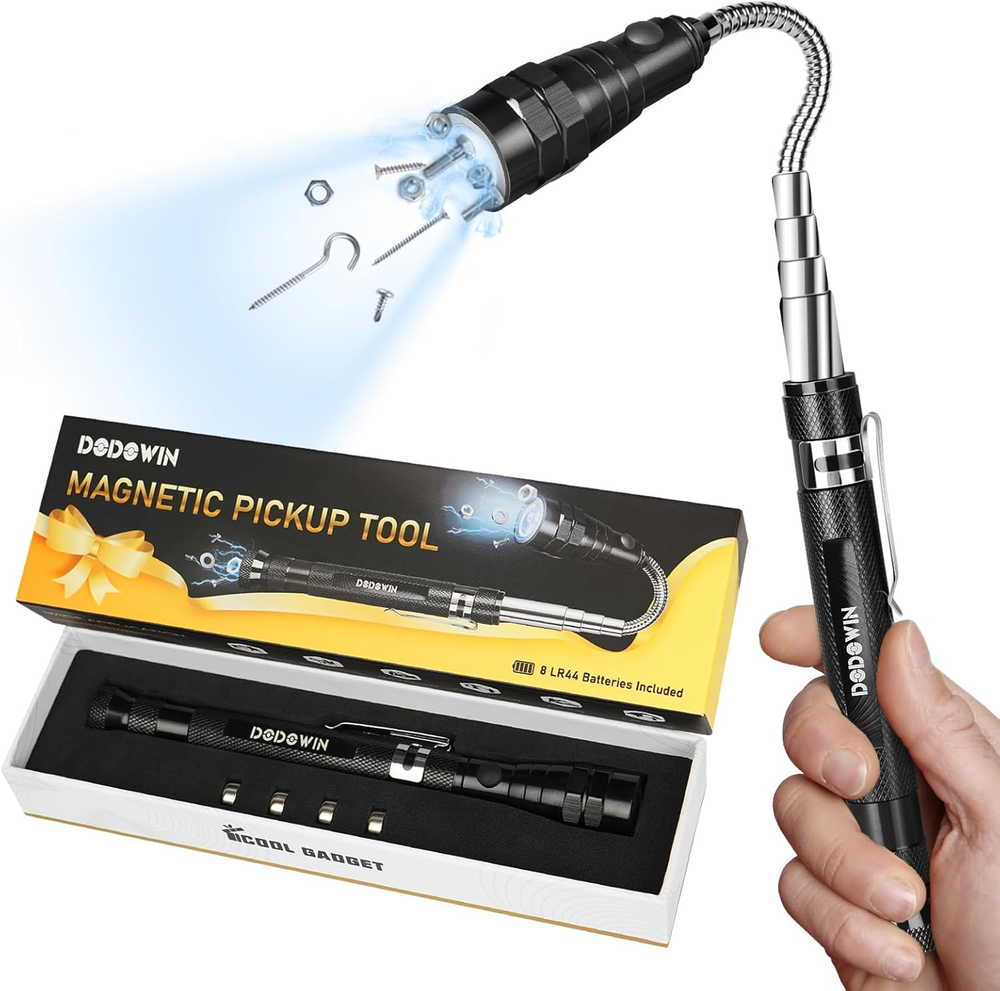 Magnetic Pickup Tools, Men Dad Gifts for Fathers Day from Daughter Son Wife, Tel